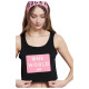 Bodytalk Γυναικεία αμάνικη μπλούζα Crop